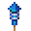 Blue Firework Rocket